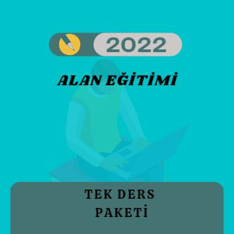 2023 - Alan Eğitimi - Alparslan Erener (Paket 1)