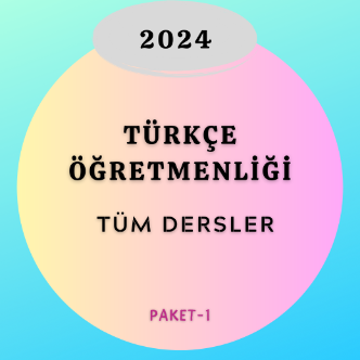 2024 Türkçe ÖABT Tüm Dersler Cumhuriyet -1 (Kitap ve Rehberlik Hediyeli - Paket 1)
